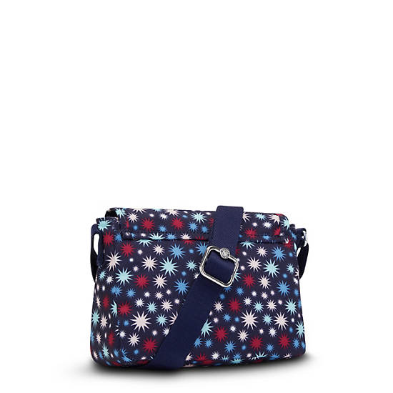 Kipling Sabian Printed Crossbody Mini Tassen Paars | BE 1352BE